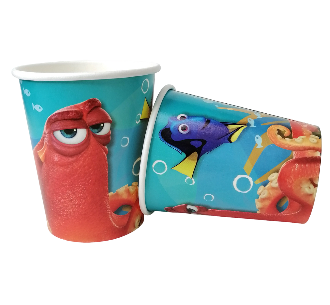 BUSCANDO A DORY VASOS DE PAPEL - 9 OZ. - 6 UNID.