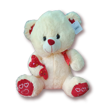 Cargar imagen en el visor de la galería, PELUCHE OSO CON CORAZONCITOS - 40 CM - 1 UNID.
