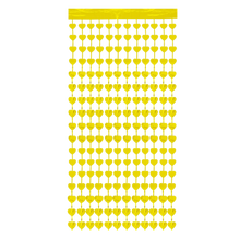 Cargar imagen en el visor de la galería, CORTINA FOIL DE CORAZONES - 1x1.90 M -1 UNID.
