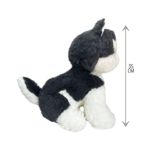 PELUCHE HUSKY - 35 CM - 1 UNID.