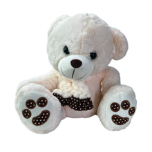 Cargar imagen en el visor de la galería, PELUCHE OSO CON BUFANDA - 35 CM - 1 UNID.
