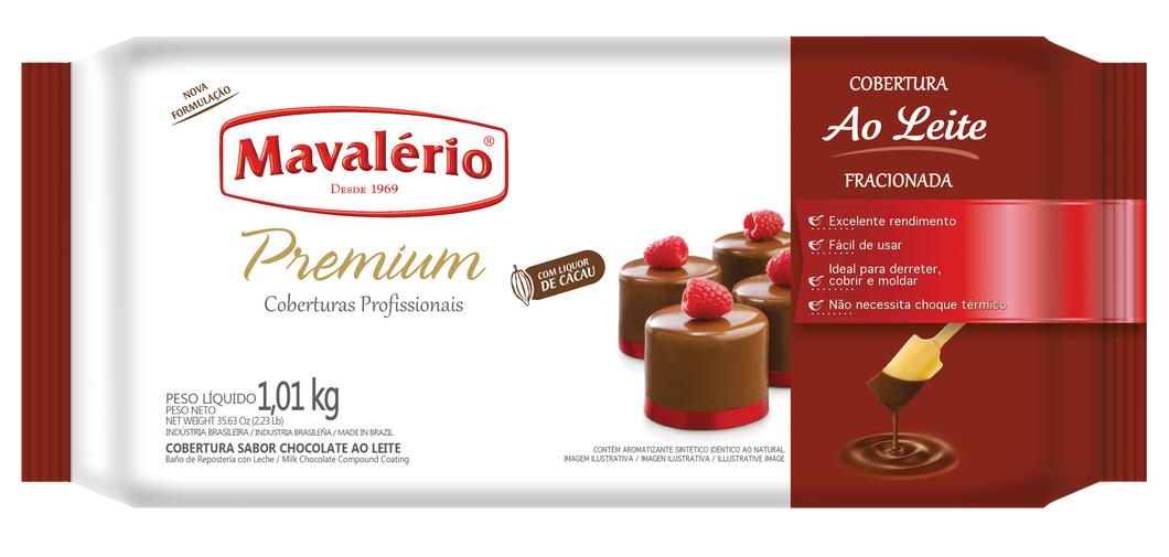 COBERTURA DE CHOCOLATE EN BARRA MAVALERIO - 1.01 KG