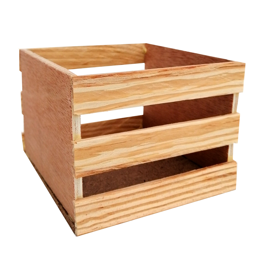 CAJA DECORATIVA DE MADERA 11X11X8 CM - 1 UNID.