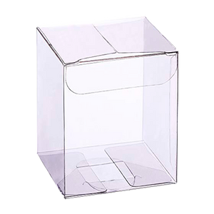 CAJA DE ACETATO TRANSPARENTE - 11X13 CM - 12 UNID.