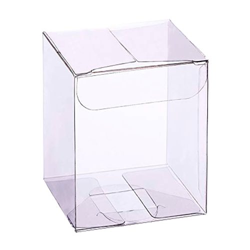 CAJA DE ACETATO TRANSPARENTE - 11X13 CM - 12 UNID.